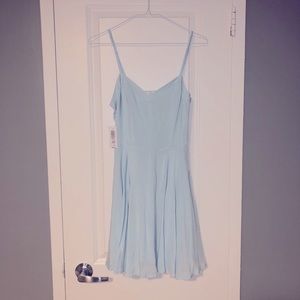 BABY BLUE TALULA DRESS FROM ARITZIA